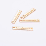 Picture of Small Metal Sew-On Label Handmade, 3cm