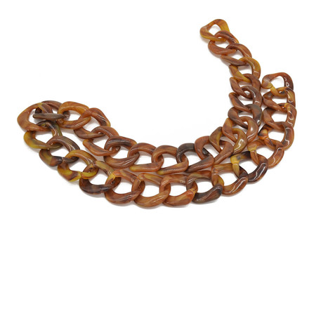 Picture of Resin Belt Chain, 105cm Length, 5cm Wide Link with 35mm Metal Push Ring