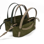 Picture of Set Suede GLORIA with Two Handles and Two Draw Cords with Stopper