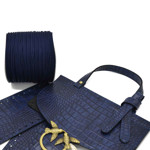 Picture of Kit Birdy Cover with Side Panels, Blue Crocodile with 500gr Catenella Cord Yarn, Blue