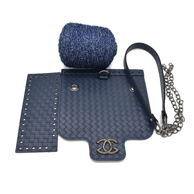 Chanel Classic Blue Bag  Nice Bag
