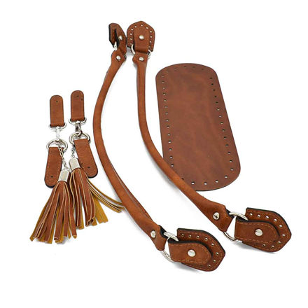 Picture of Set CHARMS Bag, Vintage Tabac Leather Accessories