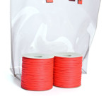 Picture of Kit Clear Bag Base with Handle, 25x40cm, Red with 600gr Tripolino Cord Yarn in Red