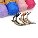 Picture of Kit Set of 5 Frames, 8.5cm with 400gr Midi Cord Yarn. Choose Your Color!