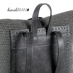 Picture of Kit Gonger Backbag vintage Gray with Eco Leather Case, Tongue and 31x10cm Base