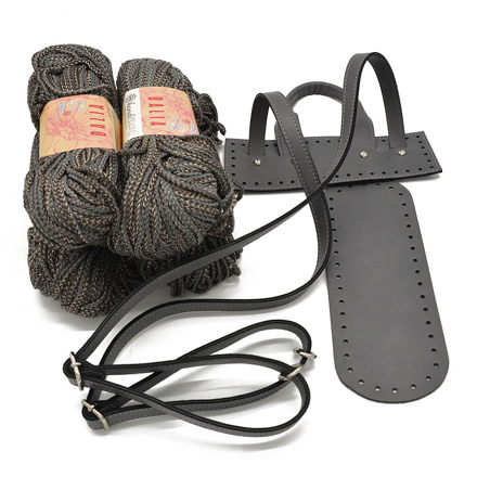 Picture of Kit GREK Backpack Gray with 800gr Dalia Cord Yarn, Gray