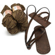 Εικόνα της Κιτ Σακίδιο Πλάτης Grek, Wood Brown με Νήμα Dalia 800γρ Μπεζ-Καφέ