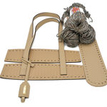 Picture of Kit JOY Oval Base, Braided Cigar with 800gr Hearts Cord Yarn, Mixed Bronze (Code:264)