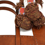 Picture of Kit JOY Oval Base, Vintage Tabac with 800gr Hearts Cord Yarn, Dusty Tabac (Code:276)