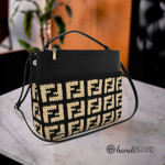 Εικόνα της Κιτ Junie Μαίανδρος Fendi Junie Vintage Μουσταρδί και 1000γρ Νήμα Catenella, Εκρού/Μουσταρδί 