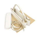 Picture of Junie Set, Upper Frame with Handle, Two Cases with Side Zipper & Base, Vintage White