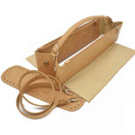 Picture of Junie Set, Upper Frame with Handle, Two Cases with Side Zipper & Base, Vintage Beige