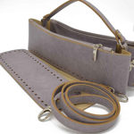Picture of Junie Set, Upper Frame with Handle, Two Cases with Side Zipper & Base, Vintage Gray-Lilac