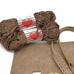 Picture of Kit Mulberry Vintage Cigar with 800gr Handibrand's Hearts Cord Yarn, Brown Bronze