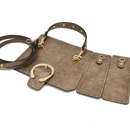 Picture of Set Cover Sundy 26cm ​with Handle, Side Panels and Shoulder Strap, Vintage Bronze