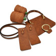 Picture of Kit Cover Sundy, Vintage Tabac with 600gr Silky Prada Cord Yarn, Tabac Glitter