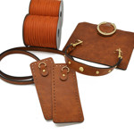 Picture of Kit Cover Sundy, Vintage Tabac with 600gr Tripolino Cord Yarn, Tabac-Terracotta