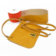 Picture of Kit TIFFANY Cover with Handle, Perimetrical Base, Adjustable Strap, Vintage Mustard & 500gr Catenella Cord Yarn, Coral