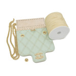 Picture of Kit Quilted Tiffany Bag with 500gr Catenella Cord Yarn, Ecru