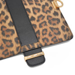 Picture of Kit MELLIA Bag Cover, 23cm Baby Leopard Print with 120cm Strap and 400gr Hearts Cord Yarn.
