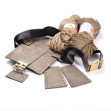 Picture of Kit Waist Bag Fever, Vintage Bronze with Side Panels and Adjustable Strap with 200gr Skein Hearts Cord Yarn.