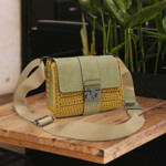 Picture of Kit Waist Bag Fever, Nude Beige with Side Panels and Adjustable Strap & 300gr Tripolino Cord Yarn, Beige Tortora