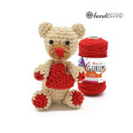 Picture of Kit Amigurumi Heart Teddy Bear. Choose Your Colors!