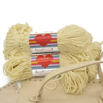 Picture of Kit Cover Royal, Vintage Sugar with Shoulder Strap and 600gr Hearts Cord Yarn, Sugar