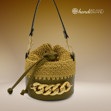 Picture of Kit Bucket Bag with Chain and 200gr Midi Cord Yarn. Choose your Colors!
