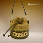Picture of Kit Bucket Bag with Chain and 200gr Midi Cord Yarn. Choose your Colors!