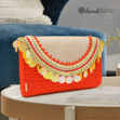 Εικόνα της Κιτ Gypsy Τσαντάκι Boho Καπάκι με Τσιλέ Heart 400γρ. Επιλέξτε Χρώμα!