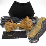 Picture of Kit Stella Vintage Black with 125gr of Raffia Cord Yarn