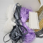 Picture of Kit Stella Vintage White with 125gr of Raffia Cord Yarn