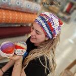 Εικόνα της Κιτ 2 Hippy Chic Μπαντάνες Μαλλιών Cotton, με Εργονομικό Βελονάκι. Επιλέξτε Χρώμα !