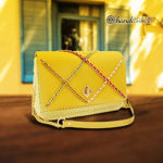 Picture of Kit GOLDY Bag Cover, Yellow Polenta with 400gr Hearts Cord Yarn, Pale Yellow