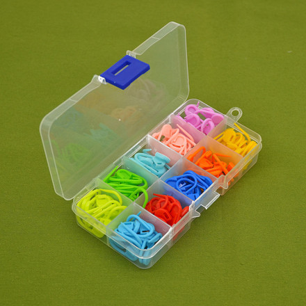 Picture of Box Set of Safety Pin Markers 120pcs, Medium, 10 Colors