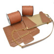 Picture of Kit Cadena Ripe Apple Alligator Cap/Side Panel Set with 600gr Tripolino Cord Yarn, Salmon