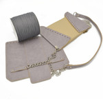 Picture of Kit Cadena Vintage Gray Lilac Cap/Side Panel Set with 500gr Catenella Cord Yarn, Gray