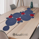 Picture of Kit Crochet Table Runner. Choose Your Set Color!