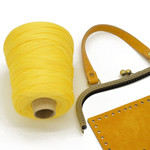 Picture of Kit Katia Frame 26cm, Vintage Mustard with 600gr Tagliatella Cord Yarn, Yellow