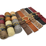 Picture of Kit BELTY Belt Band with Holes and Metal Buckle with 200gr Metal Cord Yarn. Choose Your Colors!