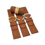 Picture of Kit Belty Belt Band with Holes and Metal Buckle, Vintage Tabac with 200gr Midi Cord Yarn, Tabac