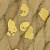 MICA/LANA-710 - Beige Camel Gold Leaves