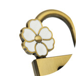 Picture of Turn Padlock, Small Dolce Flower, 2.5x4cm