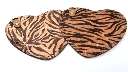 Picture of Heart Bag Bases with Holes, Pair, 18cm	