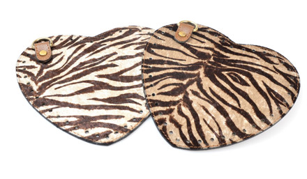 Picture of Heart Bag Bases with Holes, Pair, 18cm	