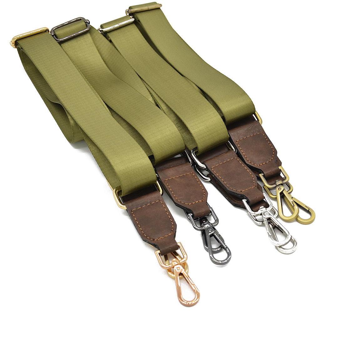 STRAP/GREEN15 - Olive/Wood Brown