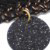 TRES/COIN-BLACK - Μαύρο Glitter
