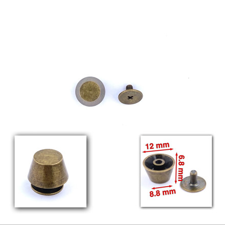Picture of Metal Feet for Bags with Screw