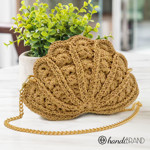 Picture of Kit Clam Bag with 400gr Metal Cord Yarn. Choose Your Color!
